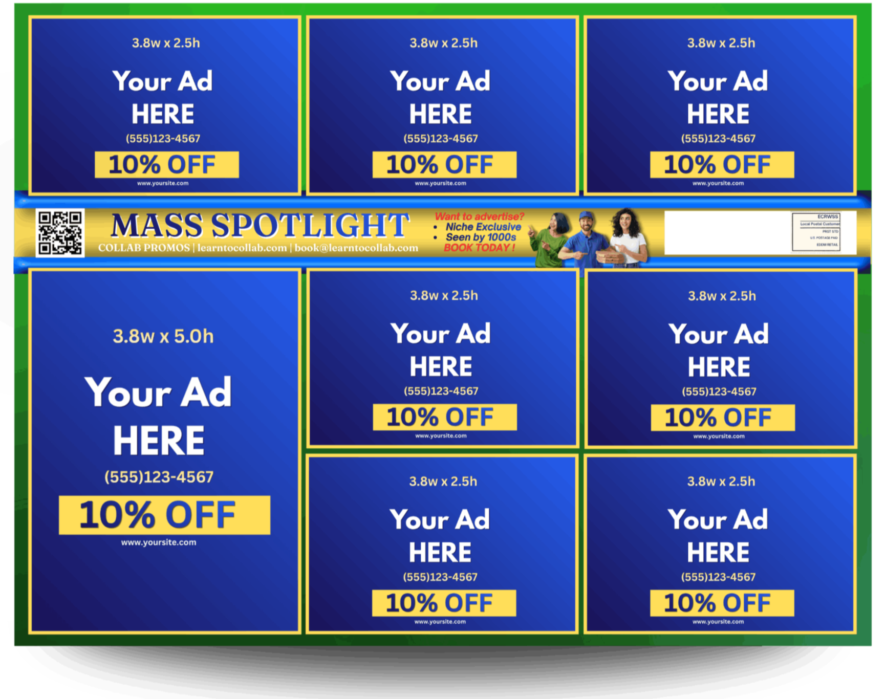 9x12 Ad Layout Template